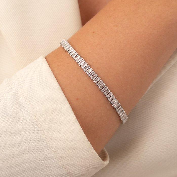 PULSEIRA FEMININA RIVIERA BAGUETE FINA