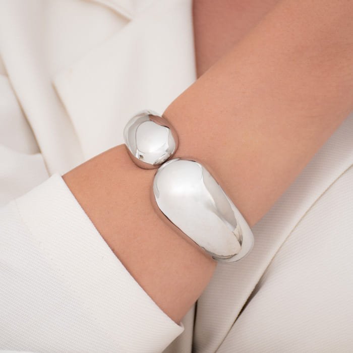 BRACELETE FEMININO ABERTO PONTA BOLEADA