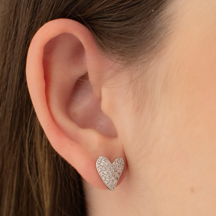 BRINCO CORAÇÃO CRAVEJADO (11MM X 13MM)