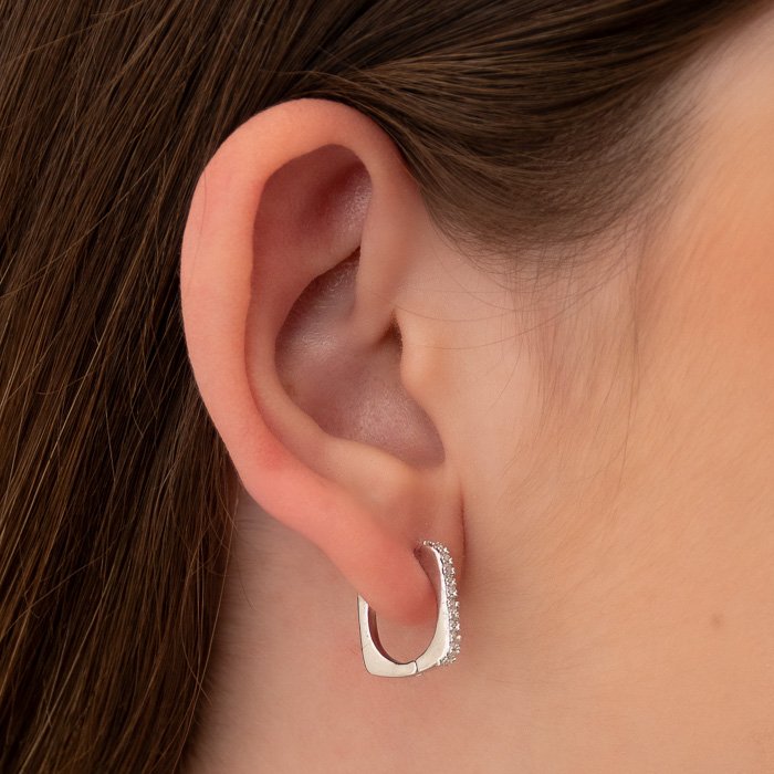 ARGOLA ARTICULADA QUADRADA G CRAVEJADA