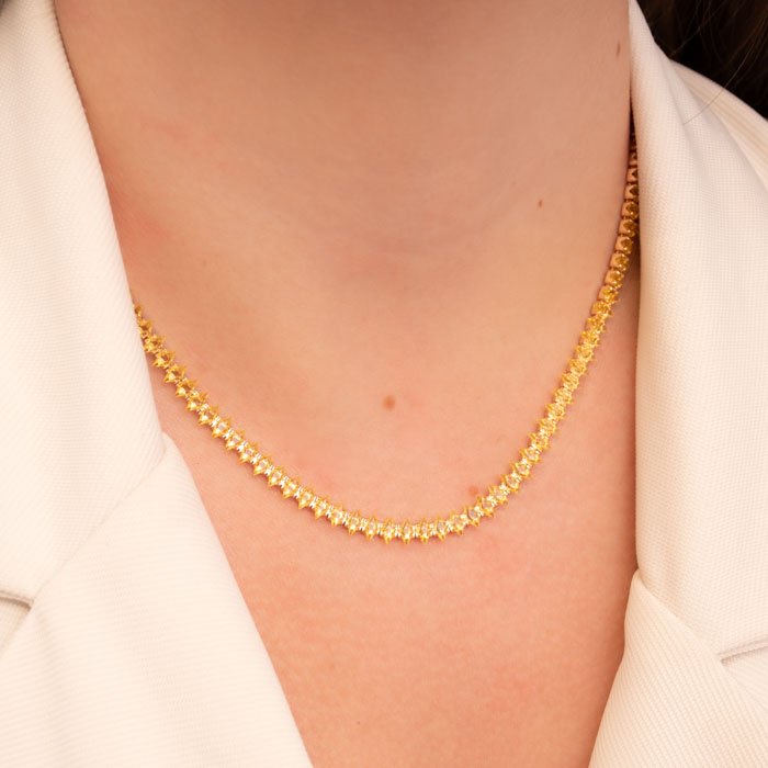 CHOKER ZIRCÔNIA NAVETE