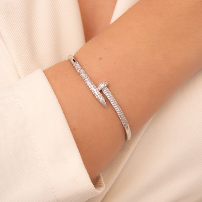 BRACELETE INSPIRAÇÃO TODO CRAVEJADO