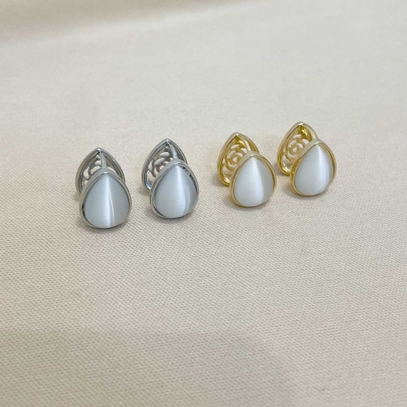 ARGOLA ARTICULADA GOTA MADREPÉROLA