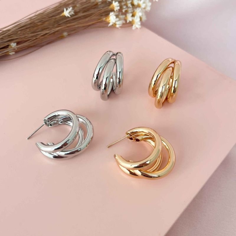 ARGOLA TRÊS TUBOS M