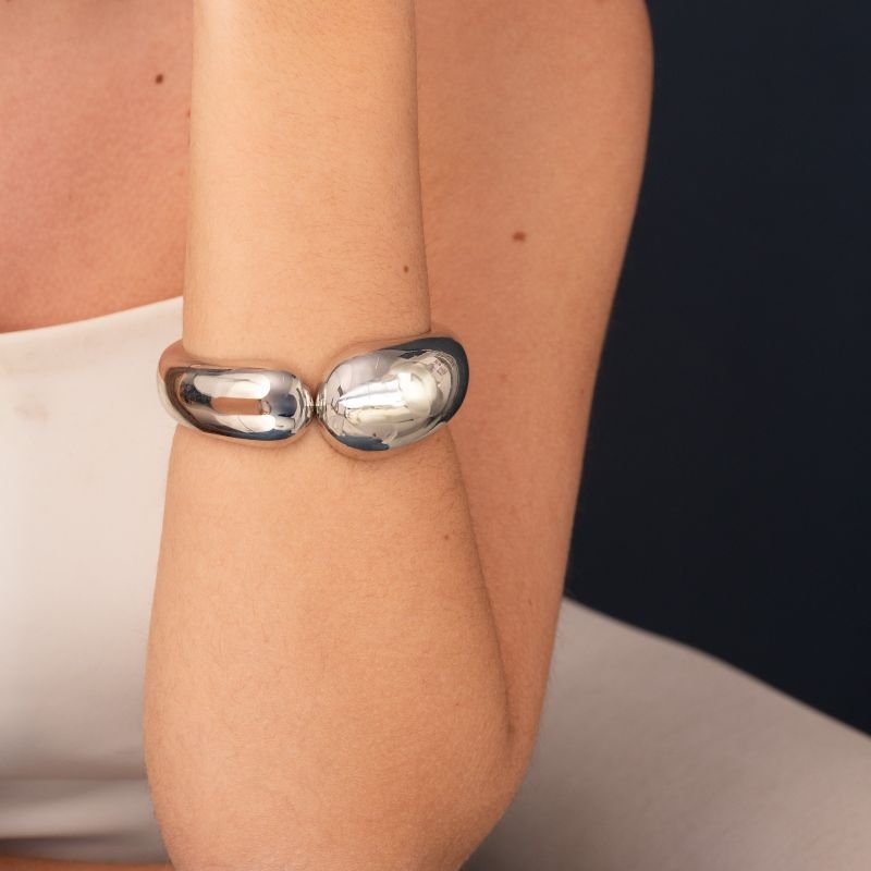 BRACELETE FEMININO ABERTO PONTA BOLEADA