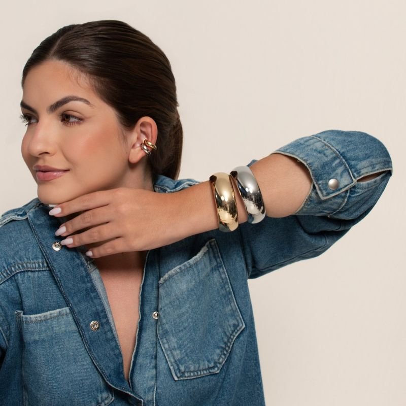 BRACELETE FEMININO BOLEADO (LARGURA 2,3CM)