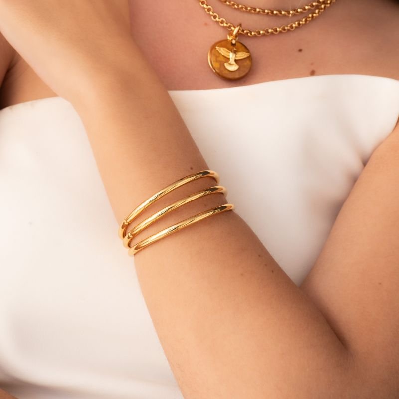 BRACELETE FEMININO LISO FINO