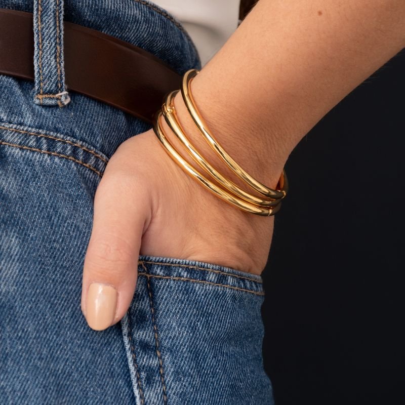 BRACELETE FEMININO LISO FINO