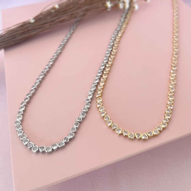 CHOKER RIVIERA CORAÇÕES