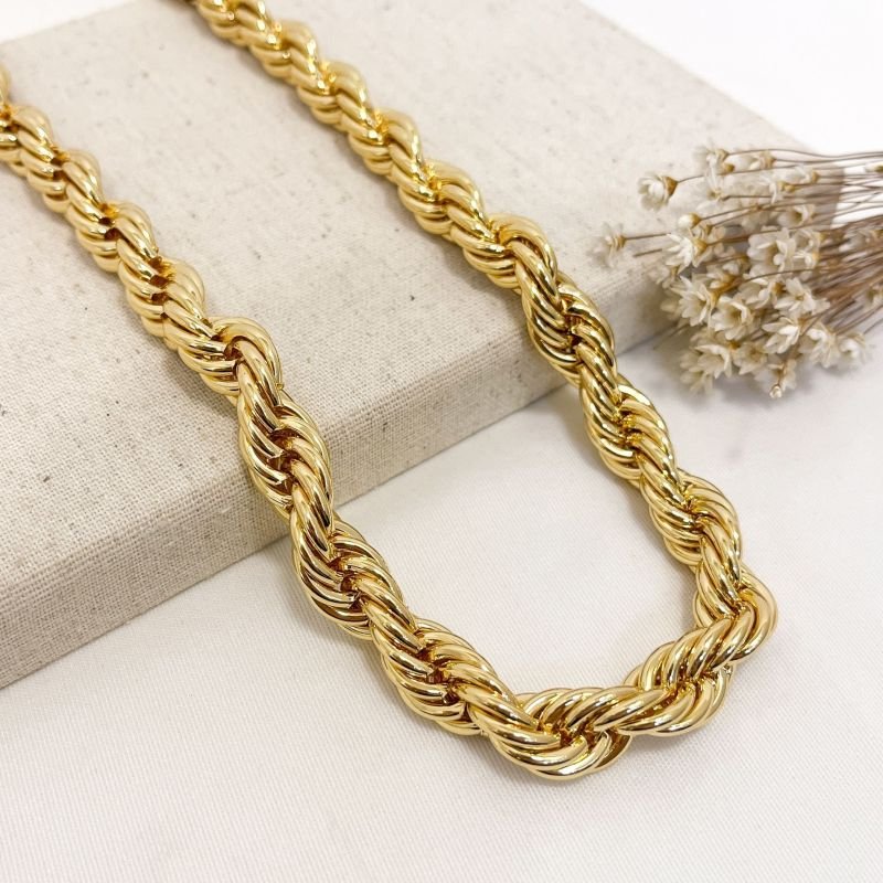 COLAR BAIANO 1CM (42CM + 4 CM)