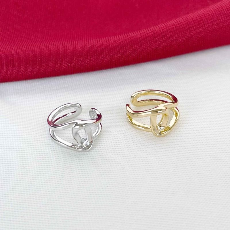 PIERCING FAKE DOIS FIOS ENTRELAÇADOS
