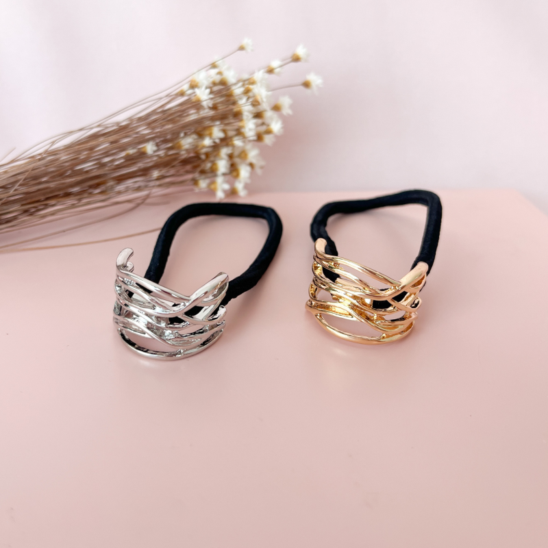 PONY CUFF FIOS ONDULADOS P
