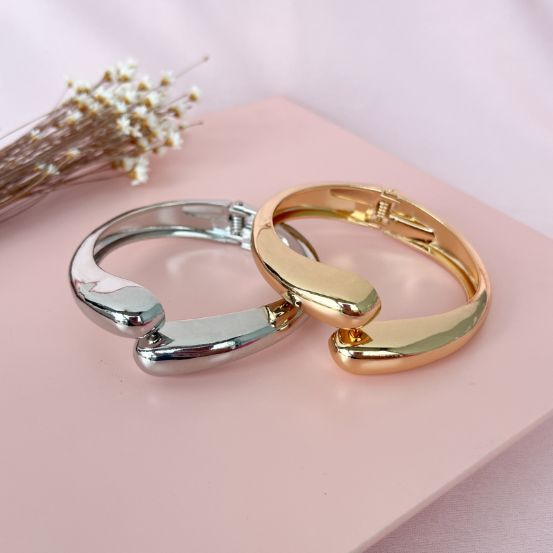 BRACELETE FEMININO ABRAÇO PONTA GOTA