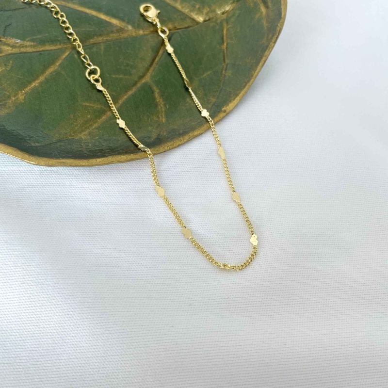 PULSEIRA FEMININA CORAÇÃO ACHATADO